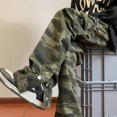 CAMOUFLAGE FLARE PANT