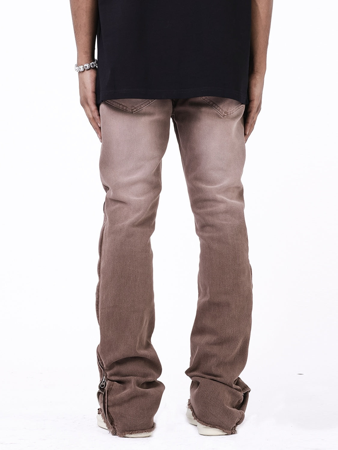 SIDE ZIPPER DENIM PANT