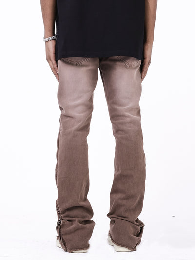 SIDE ZIPPER DENIM PANT