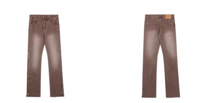 SIDE ZIPPER DENIM PANT