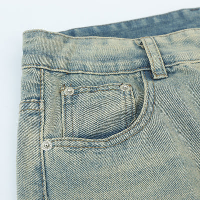 RAW EDGE DENIM FLARE